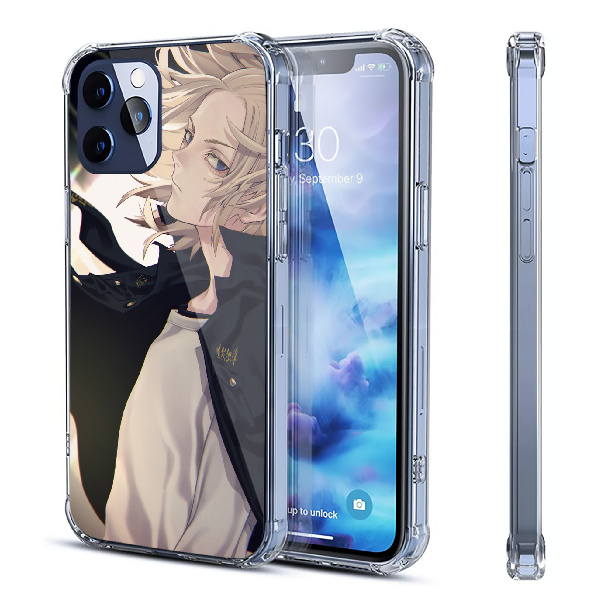 （画像用） 東京リベンジャーズ Tokyo Revengers 【iPhone 12シリーズ対応】透明スマホケース（クリアソフトケース）